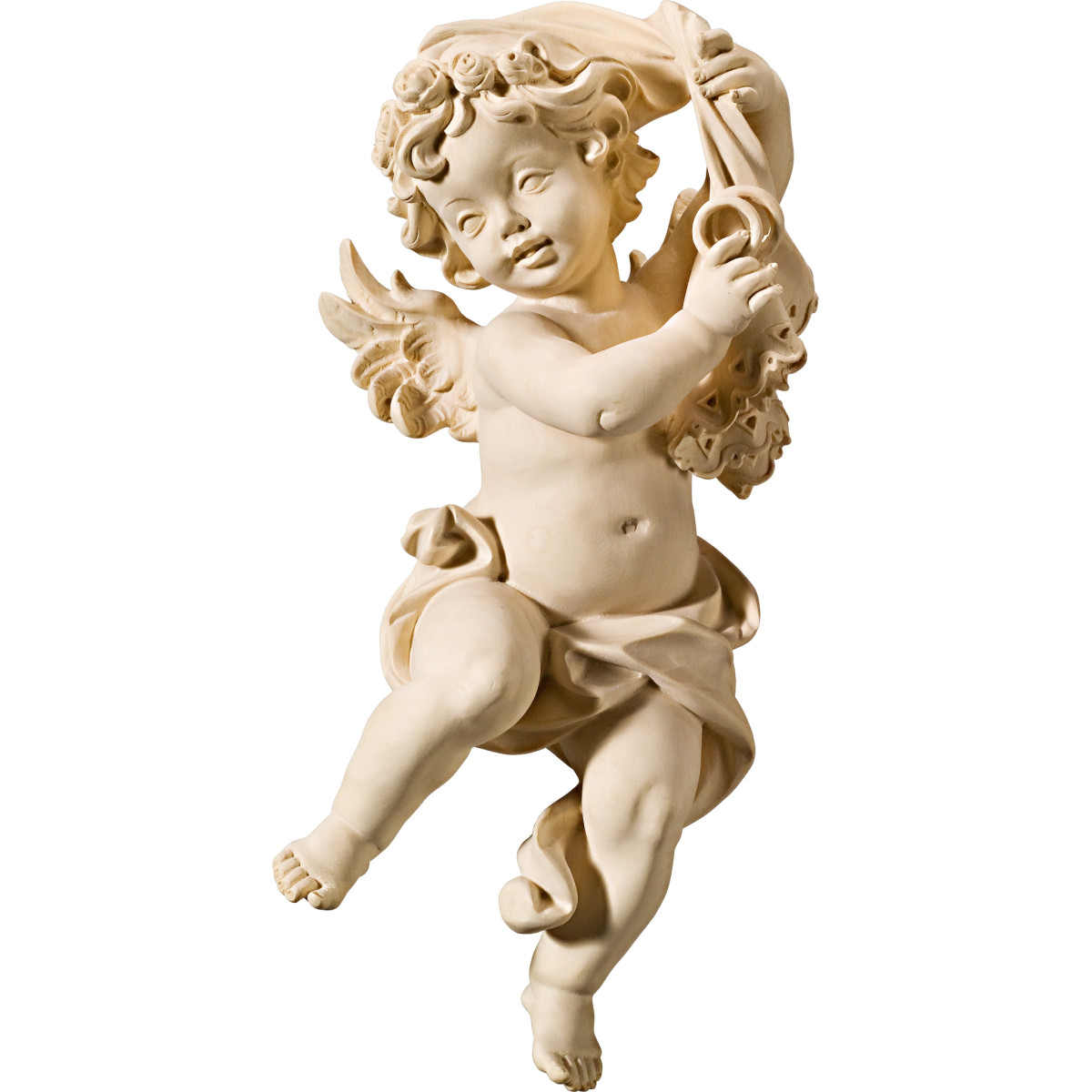 Ángel Bergland con anillos de boda